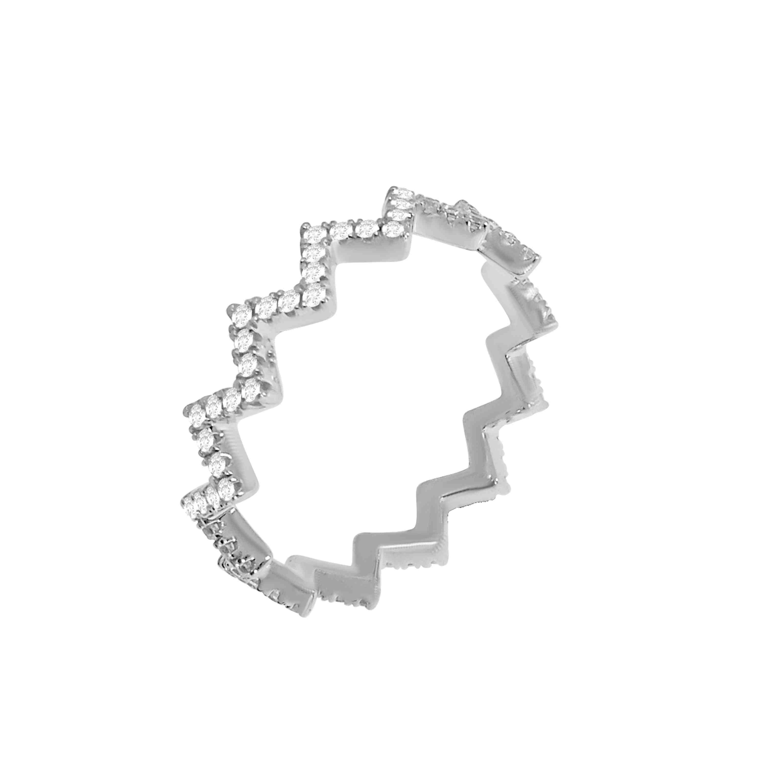 Zig-Zag Diamond Ring LR11217A